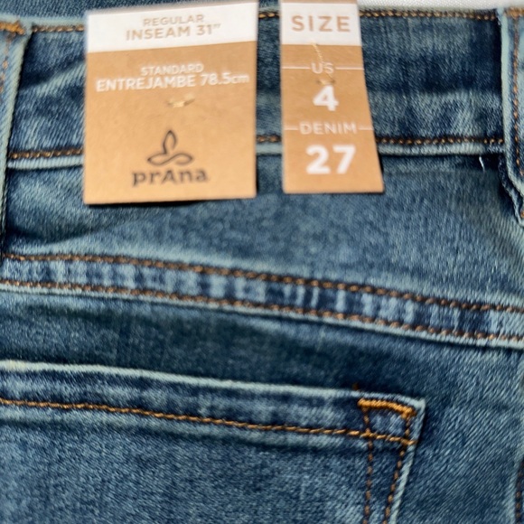 Prana Sienna Jean Size 4 Inseam 27” New with tags - Picture 5 of 7